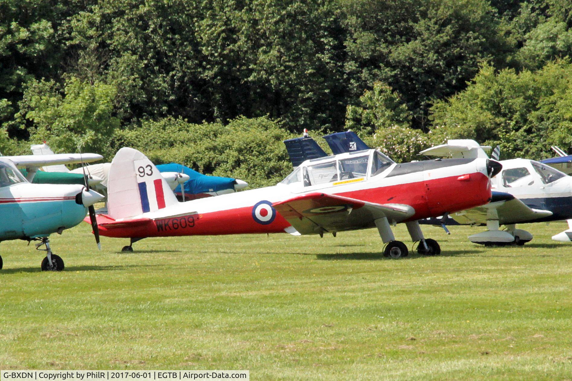 G-BXDN, 1952 De Havilland DHC-1 Chipmunk T.10 C/N C1/0618, WK609 1952 DH Chipmunk T10 visiting Air Expo at Booker