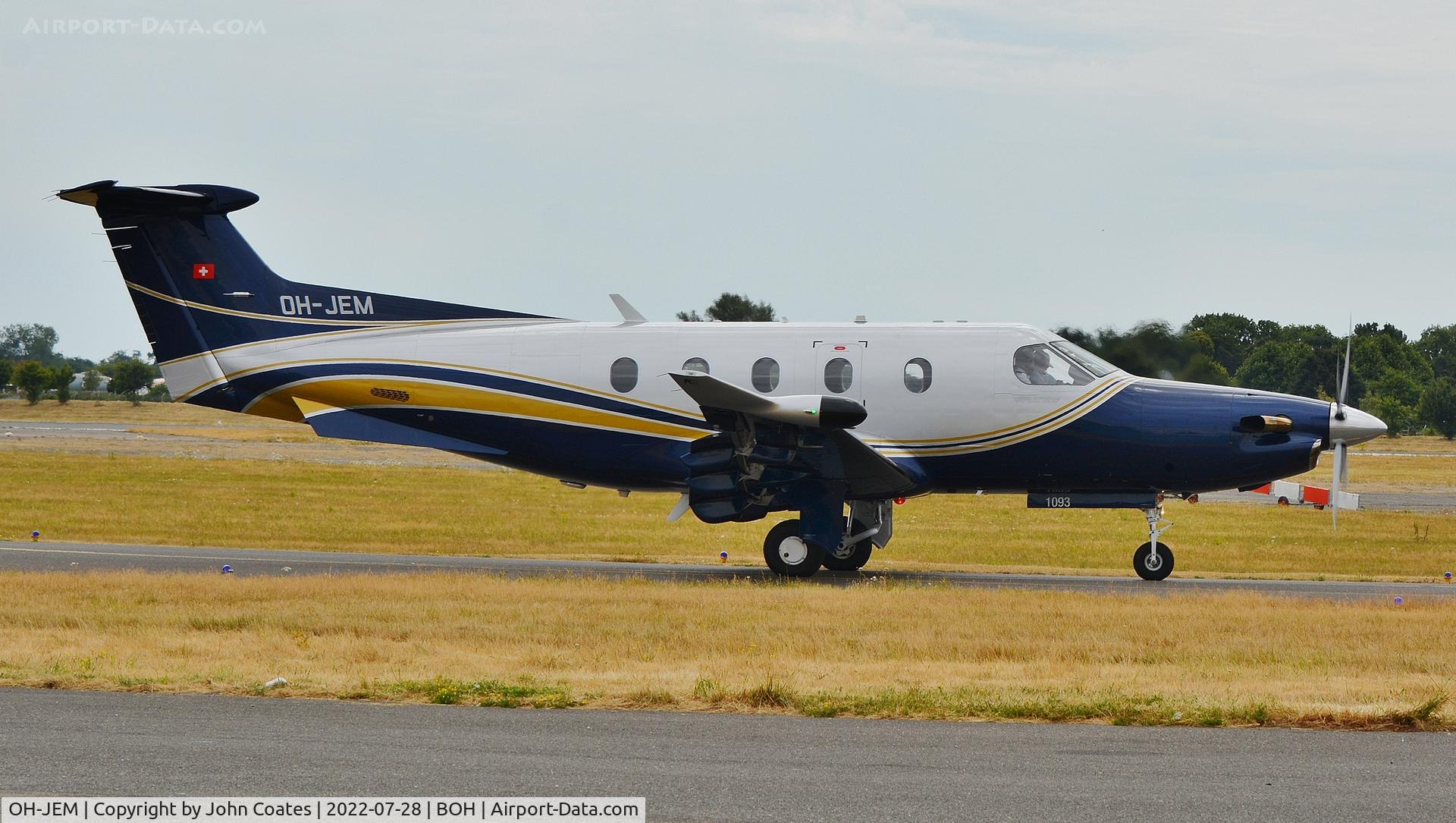 OH-JEM, 2008 Pilatus PC-12/47E C/N 1093, Departing BAS