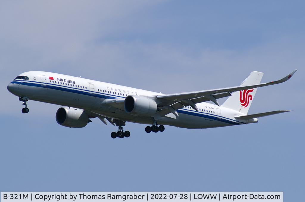 B-321M, 2020 Airbus A350-941 C/N 0455, Air China Airbus A350-900