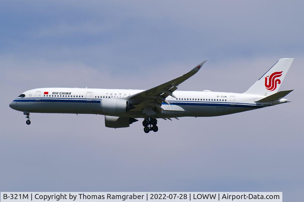 B-321M, 2020 Airbus A350-941 C/N 0455, Air China Airbus A350-900