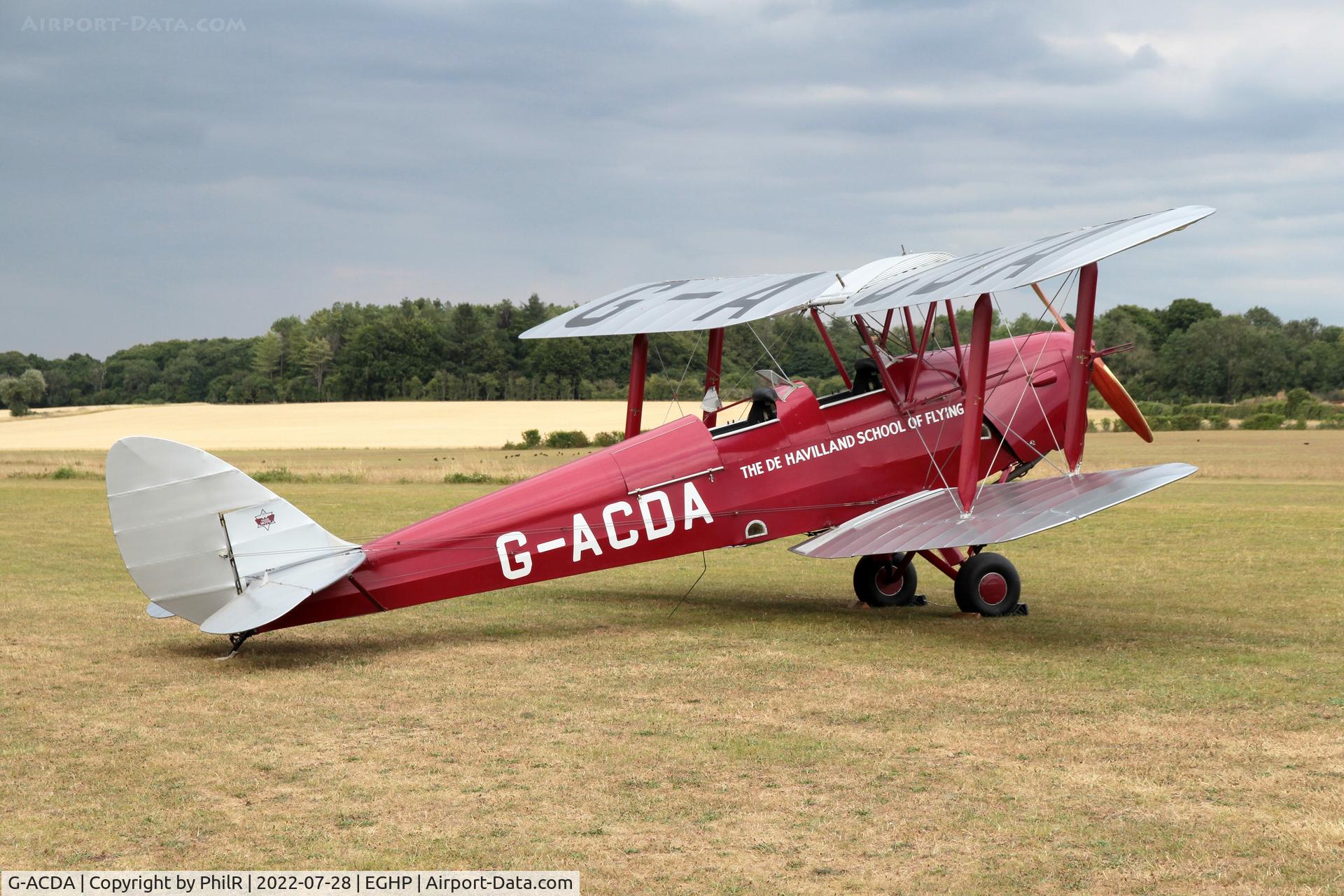 G-ACDA, 1934 De Havilland DH-82A Tiger Moth II C/N 3175, G-ACDA 1934 DH82A Tiger Moth  at Popham fly in