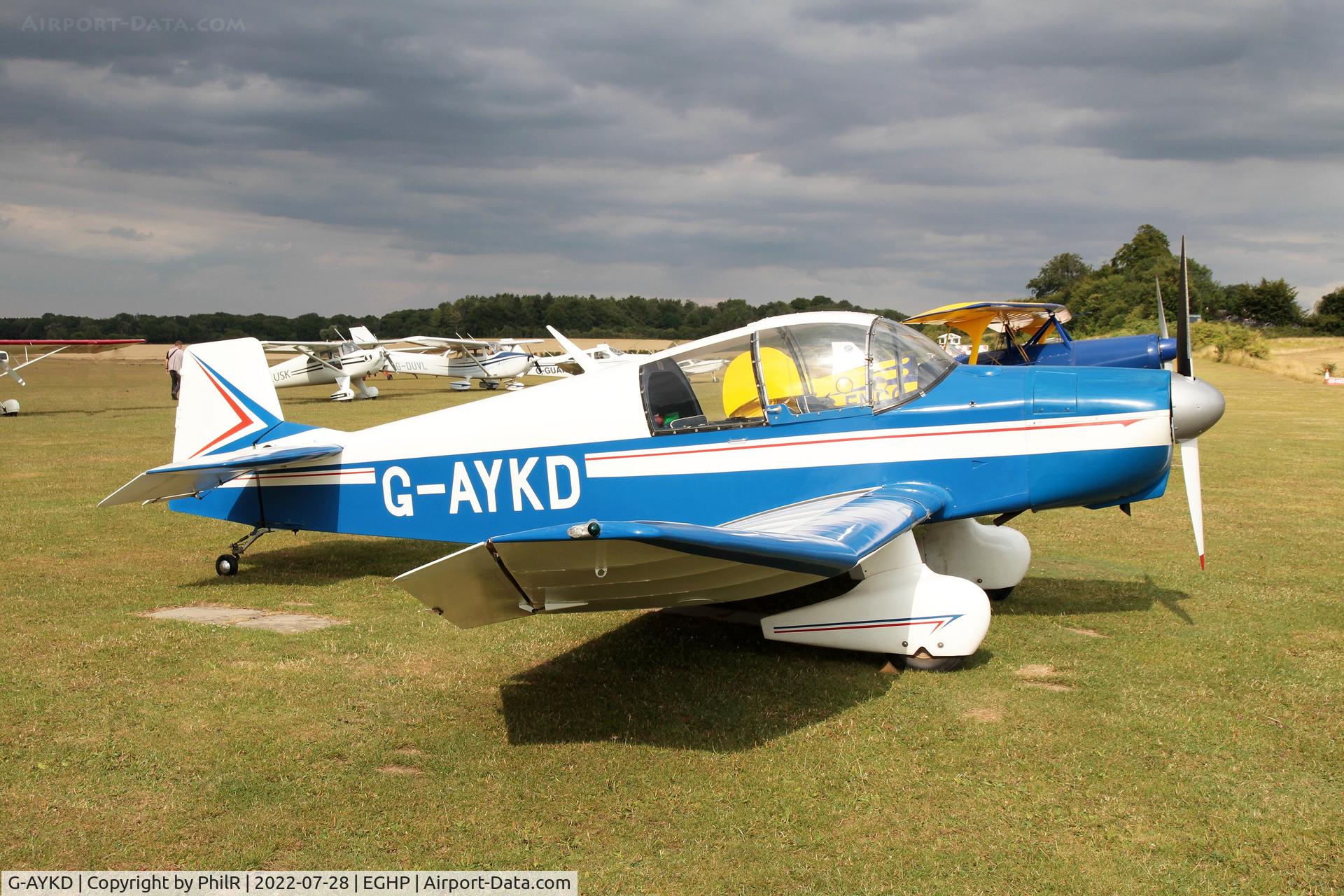 G-AYKD, 1962 Jodel DR-1050 Ambassadeur C/N 351, G-AYKD 1962 Jodel DR1050 Ambassadeur at Popham fly in