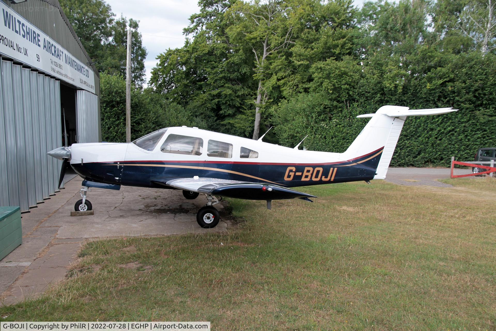 G-BOJI, 1979 Piper PA-28RT-201 Arrow IV C/N 28R-7918221, G-BOJI 1979 Piper PA-28RT-201 Cherokee Arrow lV at Popham