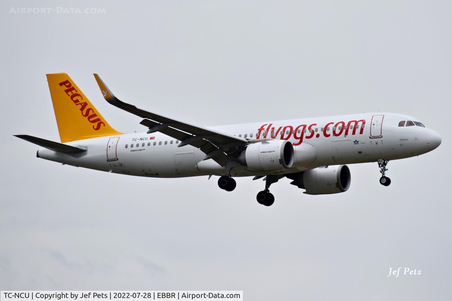 TC-NCU, 2021 Airbus A320-251N C/N 10404, At Brussels Airport.
