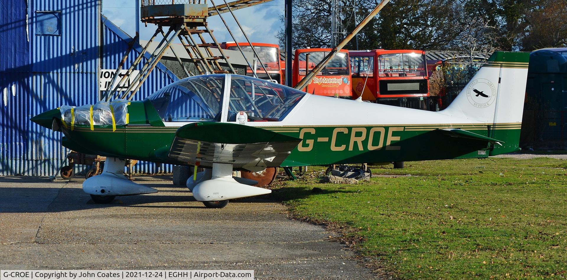 G-CROE, 1994 Robin HR-200-120B C/N 282, At paintshop after repaint