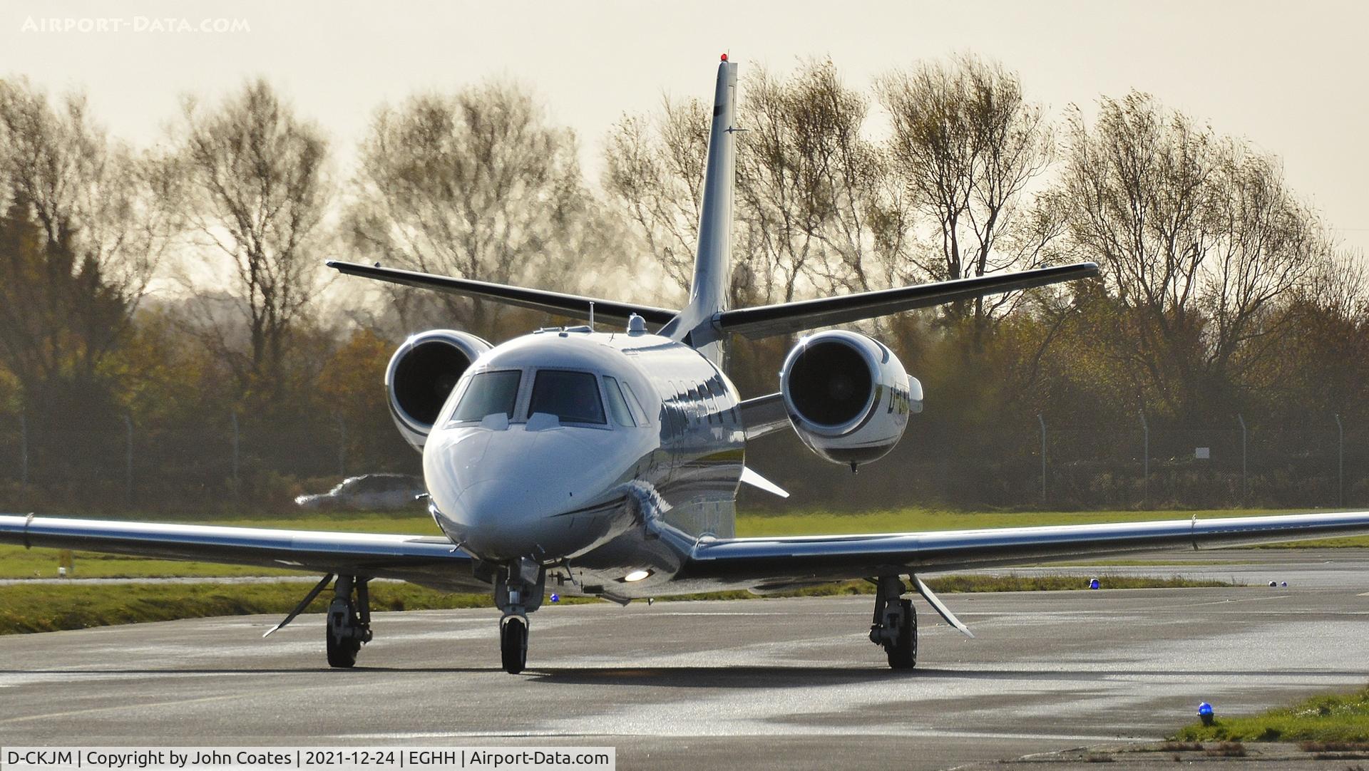 D-CKJM, 2019 Cessna 560XL Citation XLS+ C/N 5606277, Taxiing on arrival