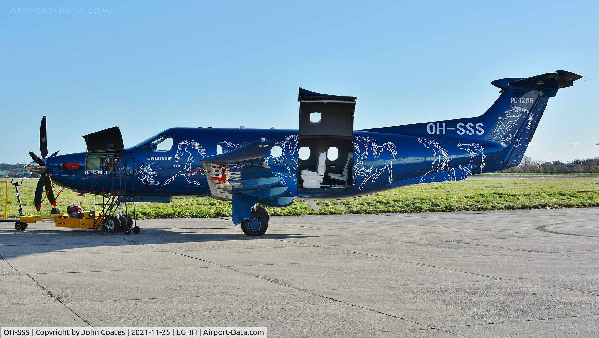 OH-SSS, 2019 Pilatus PC-12/47E C/N 1745, Receiving attention at BAS