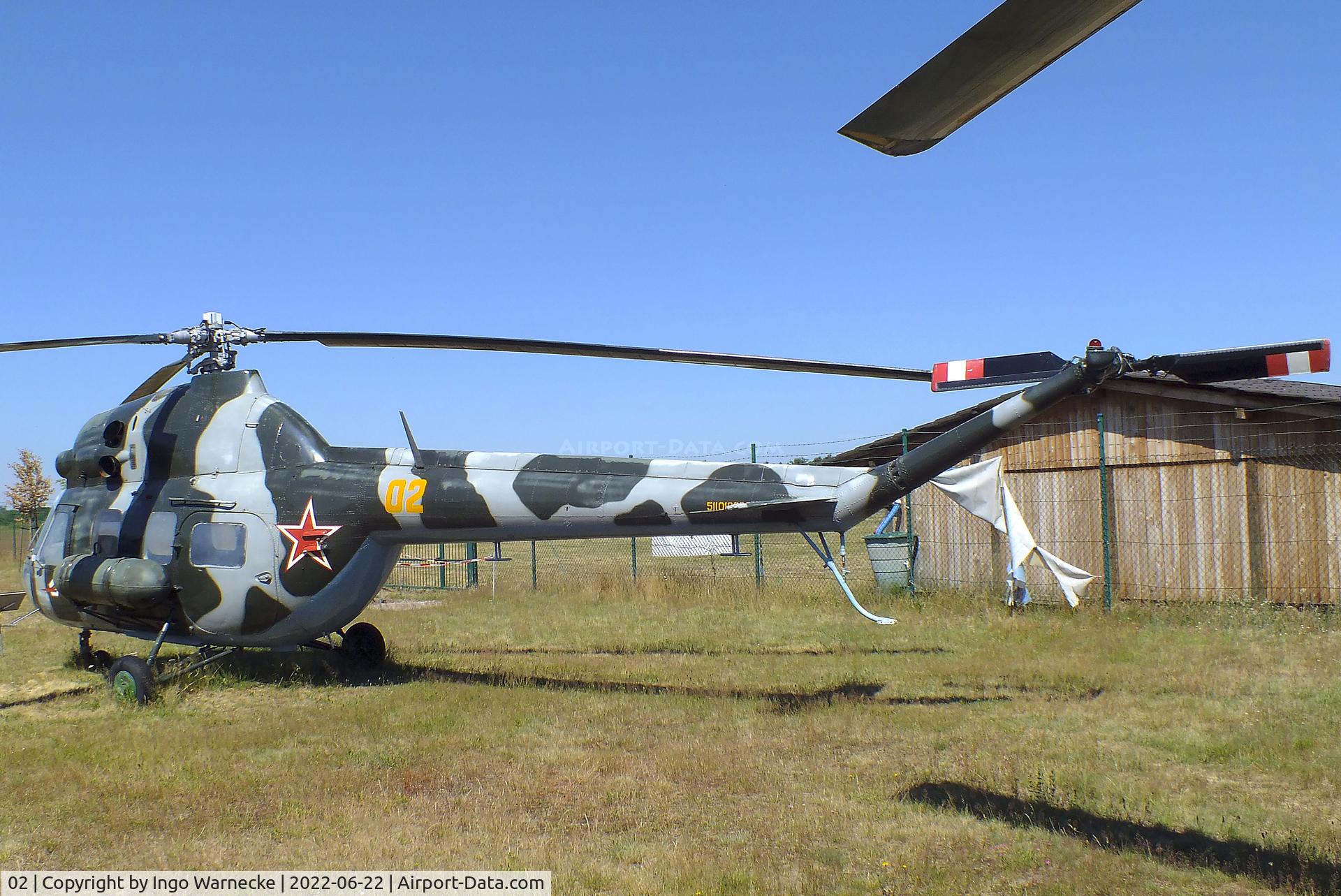 02, 1969 WSK-Swidnik Mi-2 Hoplite C/N 511019039, Mil (PZL-Swidnik) Mi-2 HOPLITE at the Flugplatzmuseum Cottbus (Cottbus airfield museum)