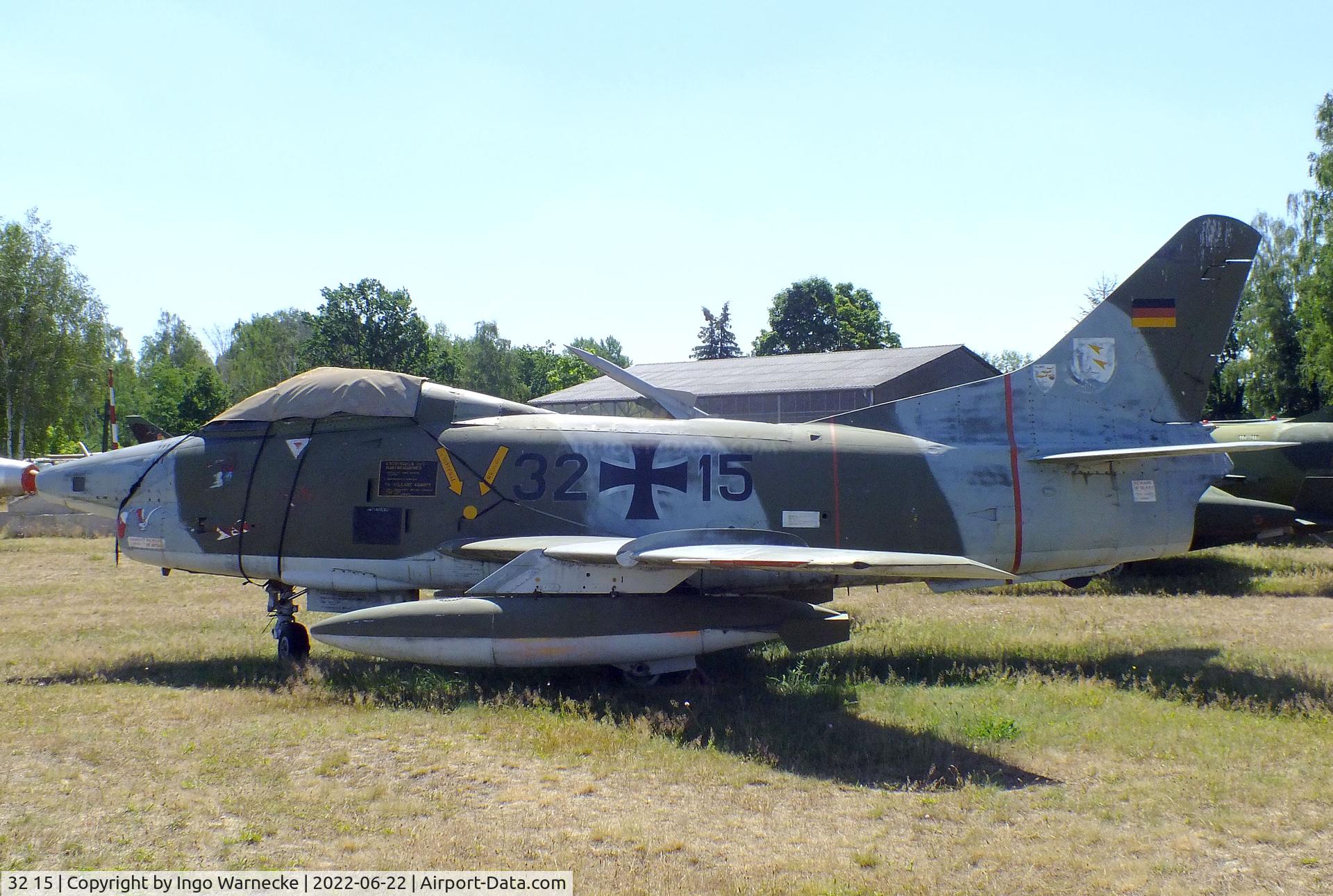 32 15, Fiat G-91R/3 C/N D483, FIAT G.91R/3 at the Flugplatzmuseum Cottbus (Cottbus airfield museum)