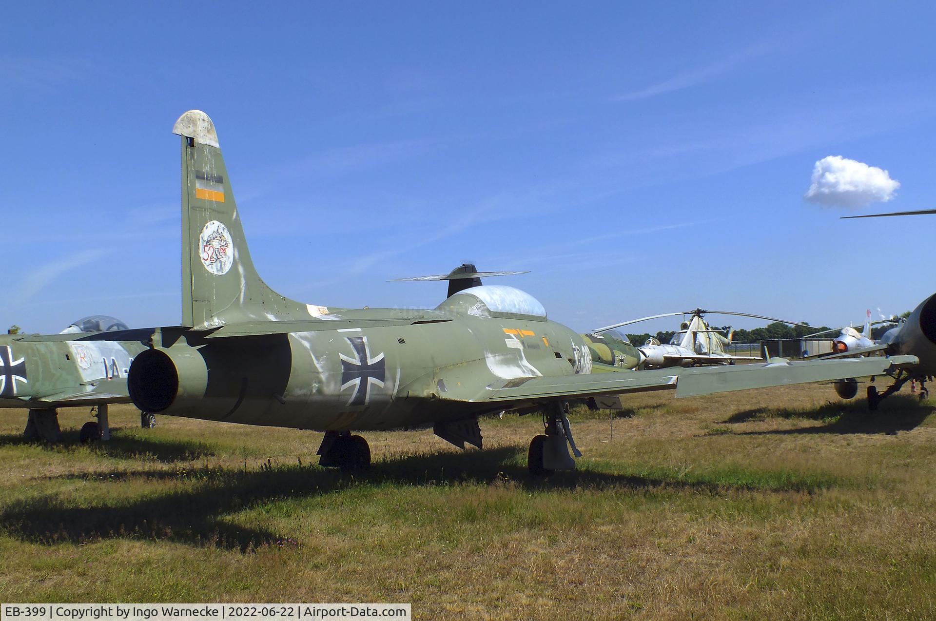 EB-399, Lockheed T-33A Shooting Star C/N 580-8960, Lockheed T-33A at the Flugplatzmuseum Cottbus (Cottbus airfield museum)