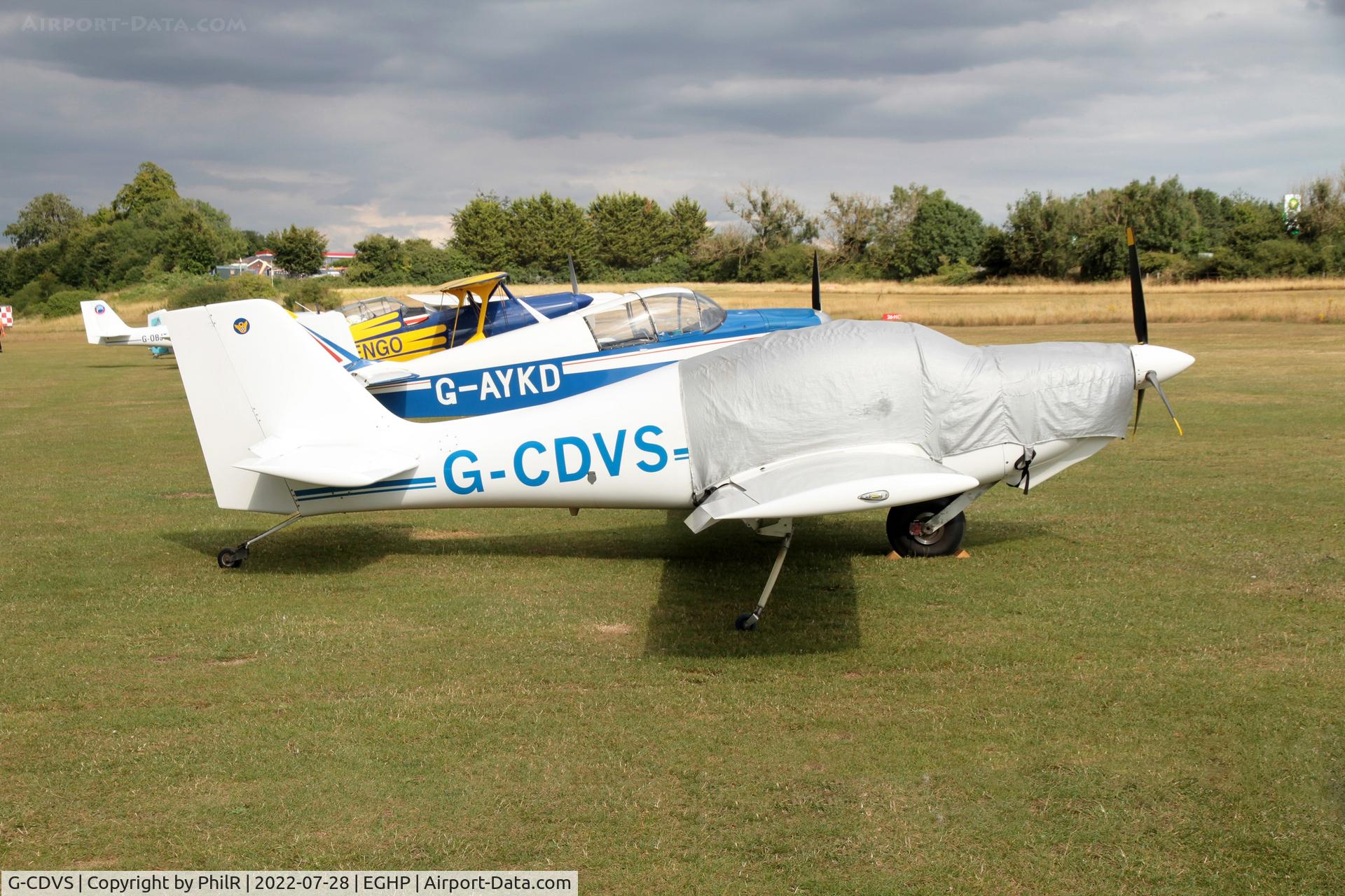 G-CDVS, 2006 Europa XS Monowheel C/N PFA 247-13217, G-CDVS 2006 Europa XS Popham fly in