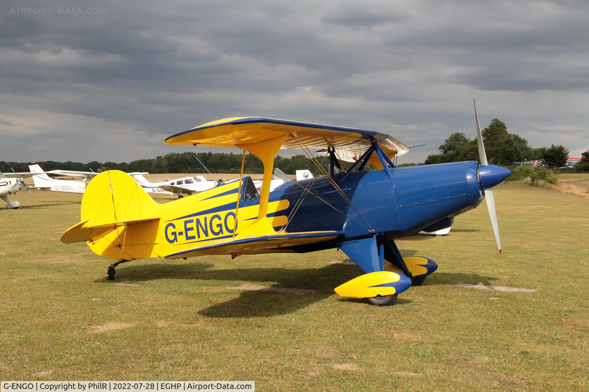G-ENGO, 2005 Steen Skybolt C/N PFA 064-13429, G-ENGO 2007 Steen Skybolt Popham fly in