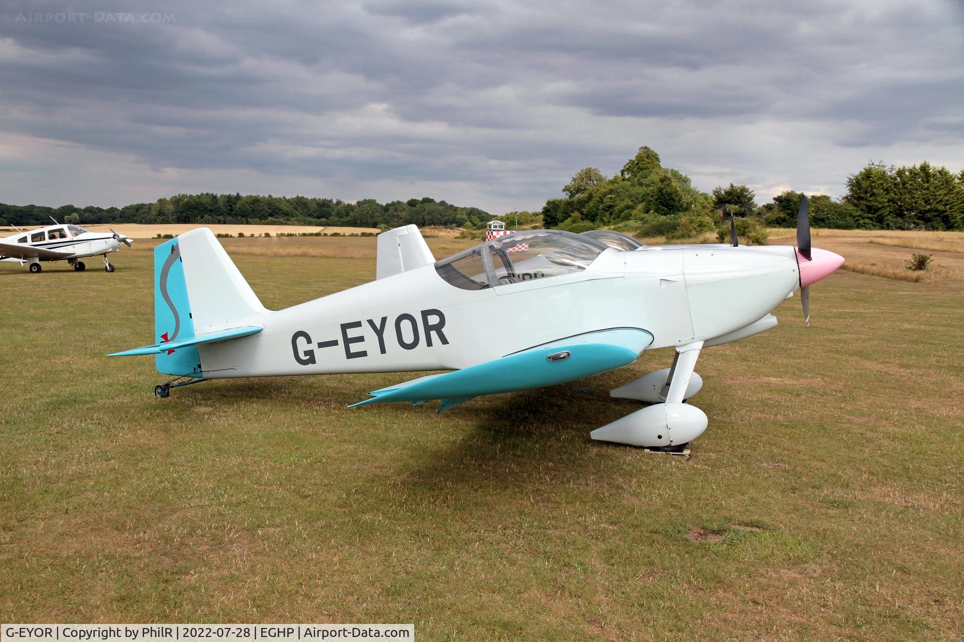 G-EYOR, 2001 Vans RV-6 C/N PFA 181A-13259, G-EYOR 2001 VANS RV-6 Popham fly in