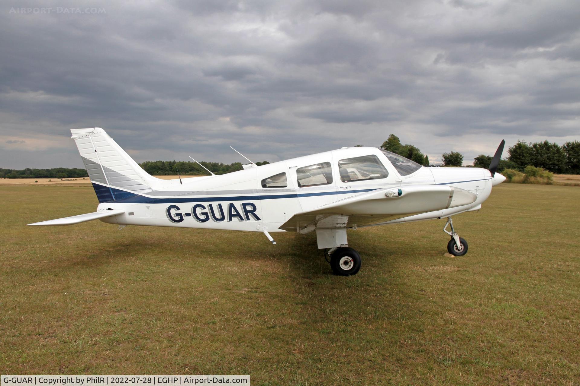 G-GUAR, 1978 Piper PA-28-161 Warrior II C/N 28-7816576, G-GUAR 1978 Piper PA-28 Cherokee Warrior ll Popham fly in