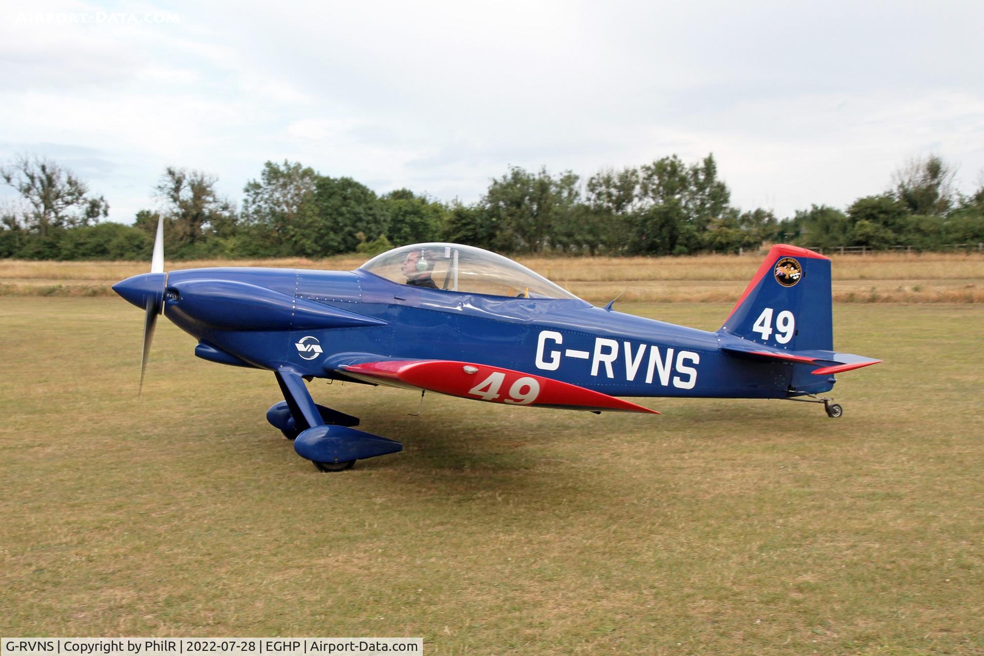 G-RVNS, 2003 Vans RV-4 C/N PFA 181-12443, G-RVNS 2003 VANS RV-4 Popham fly in