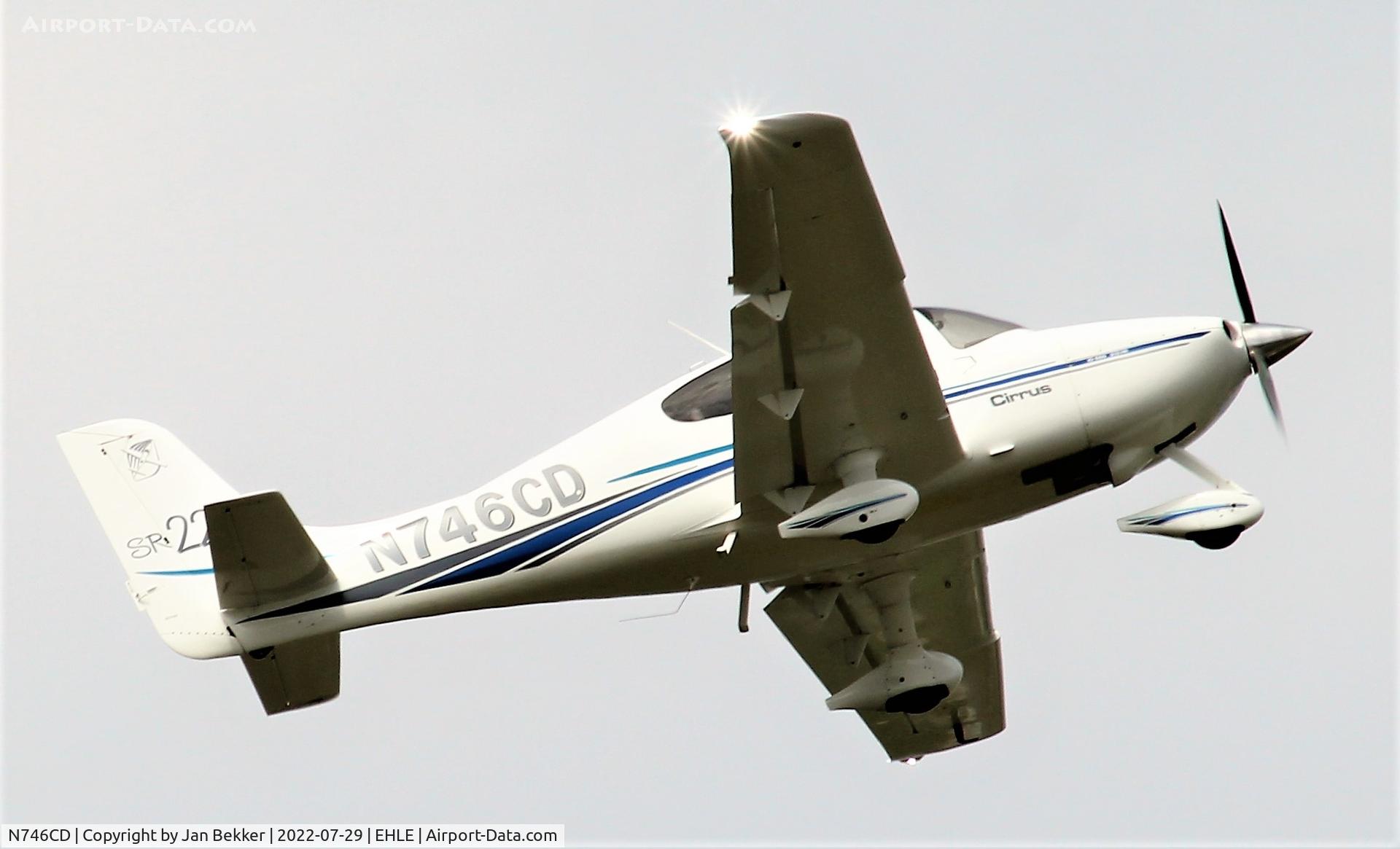 N746CD, 2001 Cirrus SR22 C/N 0074, Lelystad Airport
