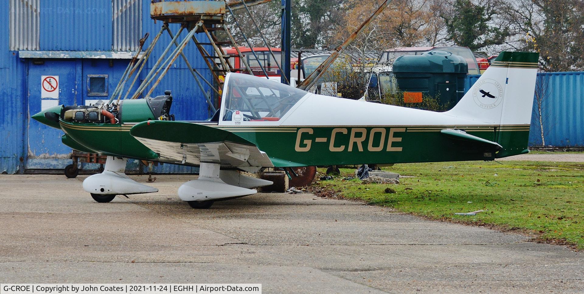G-CROE, 1994 Robin HR-200-120B C/N 282, Receiving attention at the paintshop