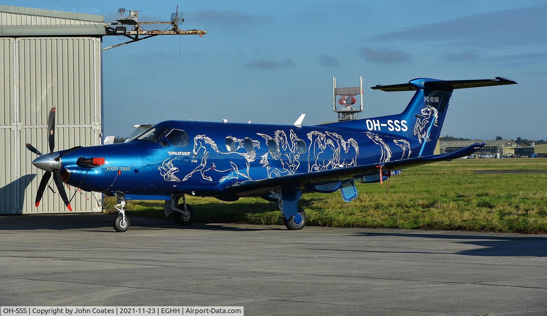 OH-SSS, 2019 Pilatus PC-12/47E C/N 1745, Parked at BAS