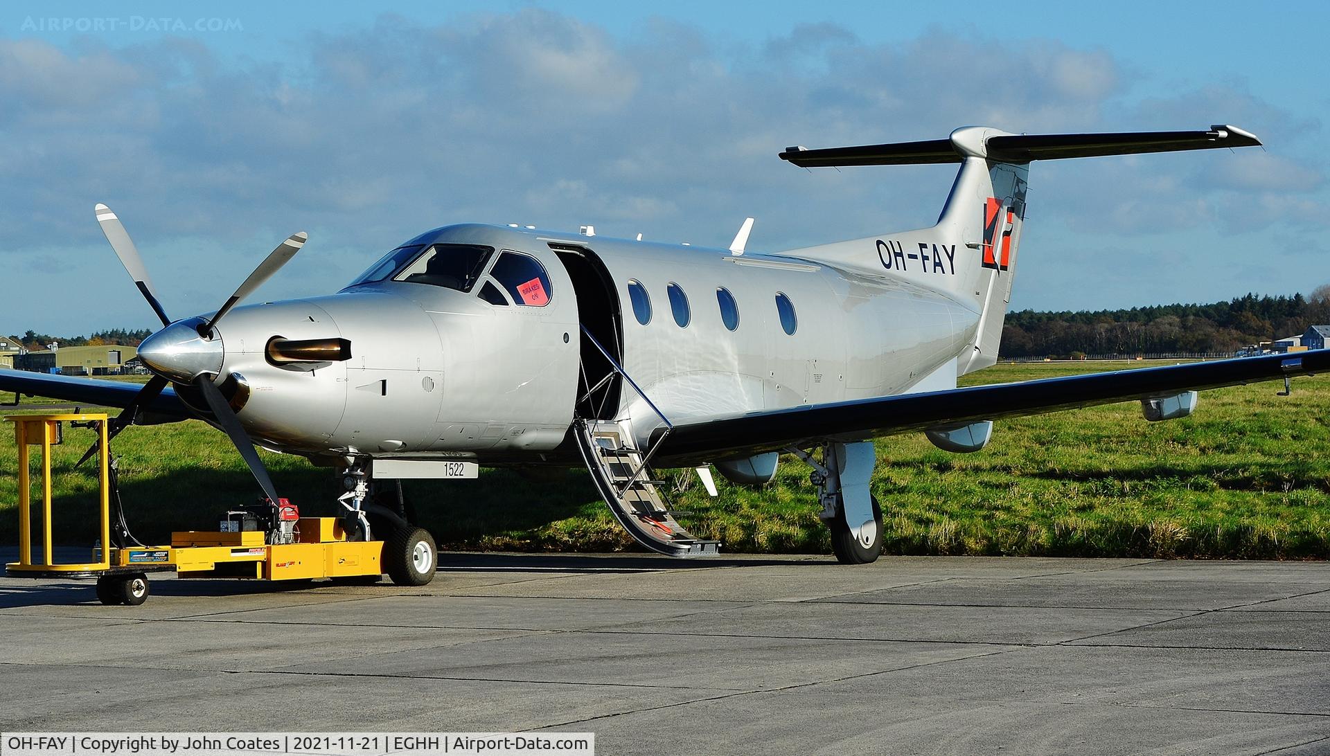 OH-FAY, 2015 Pilatus PC-12/47E C/N 1522, Parked at BAS