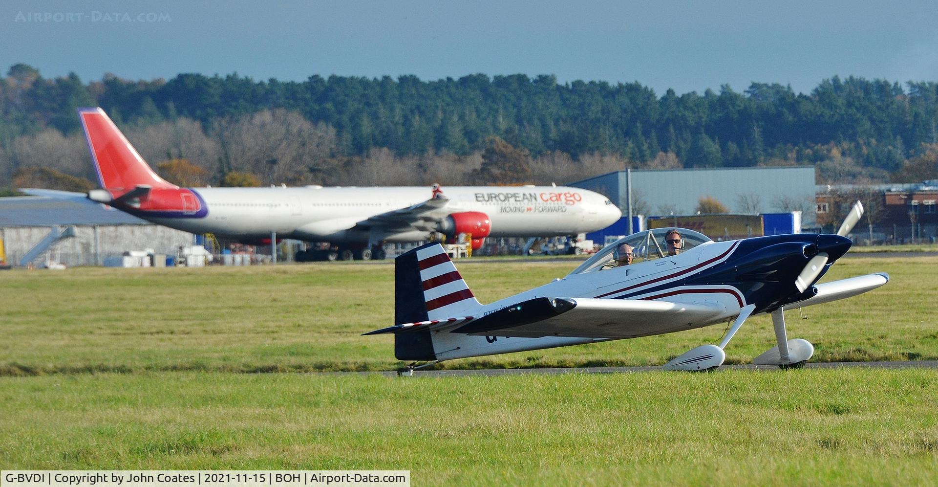 G-BVDI, 1992 Vans RV-4 C/N 2058, Taxiing to depart