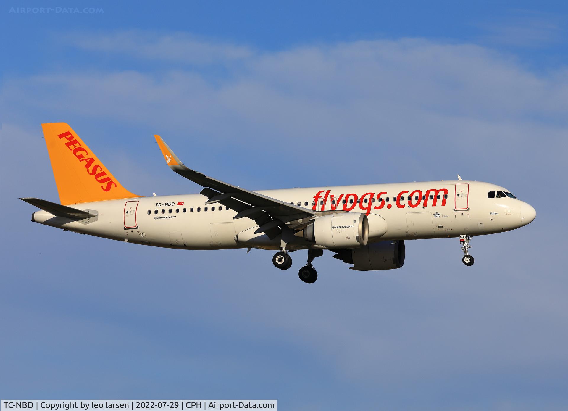 TC-NBD, 2016 Airbus A320-251N C/N 7162, Copenhagen 29.7.2022