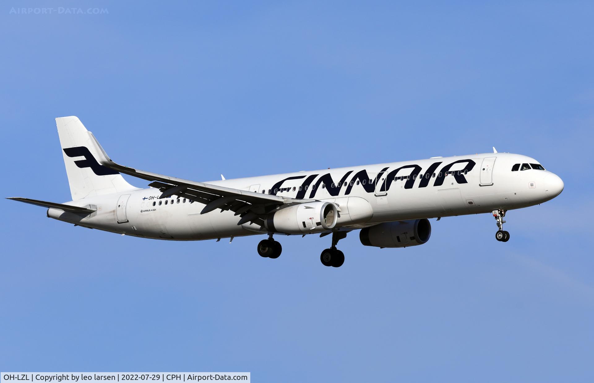 OH-LZL, 2014 Airbus A321-231 C/N 6083, Copenhagen 29.7.2022
