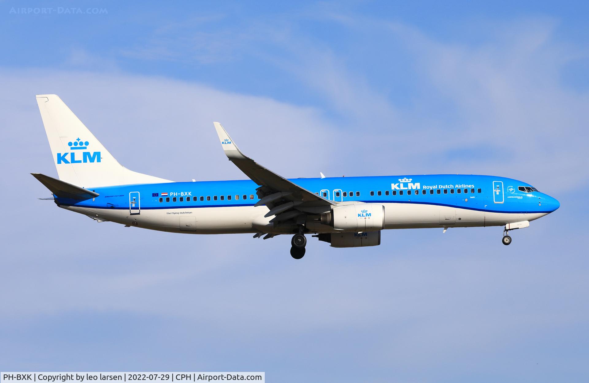 PH-BXK, 2000 Boeing 737-8K2 C/N 29598, Copenhagen 29.7.2022