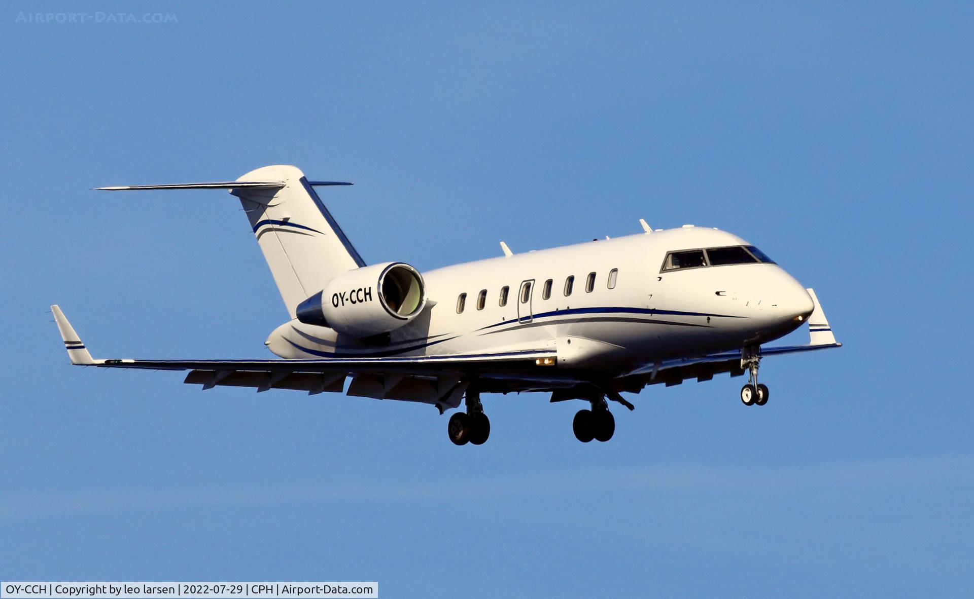 OY-CCH, 2008 Bombardier CL-600-2B16 Challenger 650 C/N 5765, Copenhagen 29.7.2022