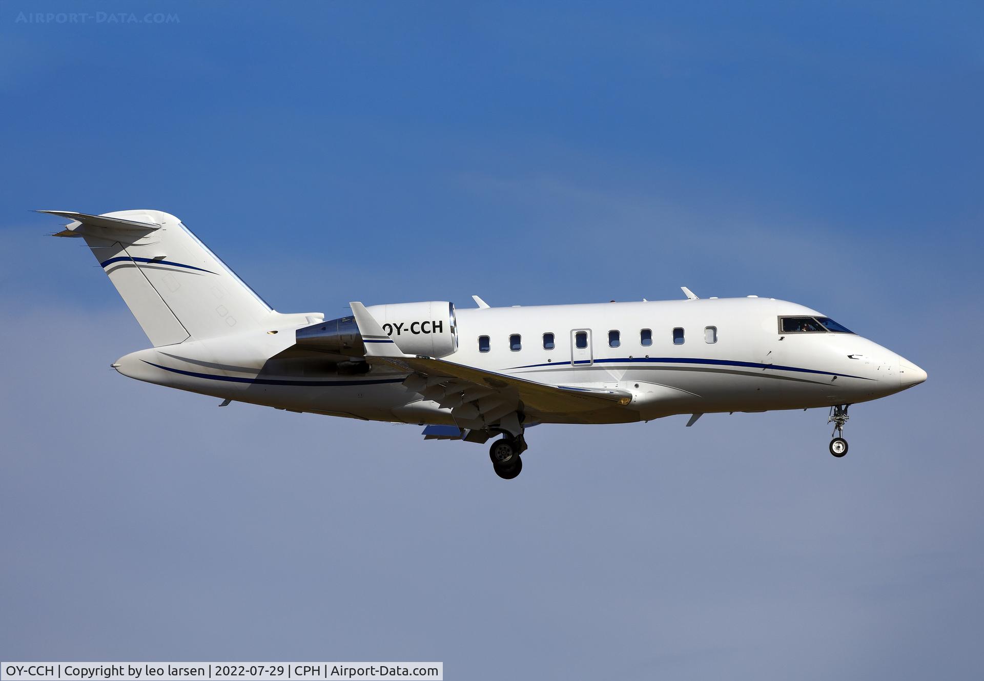 OY-CCH, 2008 Bombardier CL-600-2B16 Challenger 650 C/N 5765, Copenhagen 29.7.2022