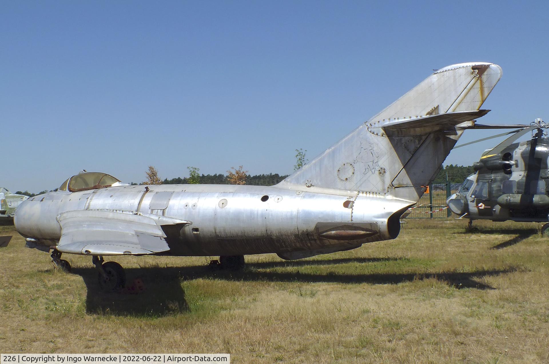 226, Mikoyan-Gurevich MiG-17 C/N 54211684, Mikoyan i Gurevich MiG-17 FRESCO-A at the Flugplatzmuseum Cottbus (Cottbus airfield museum)