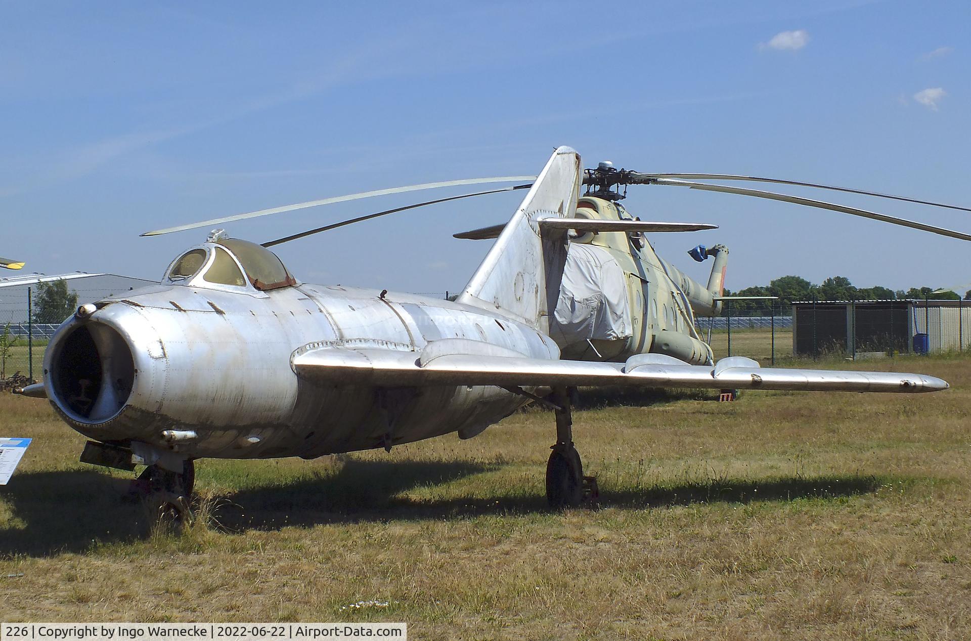 226, Mikoyan-Gurevich MiG-17 C/N 54211684, Mikoyan i Gurevich MiG-17 FRESCO-A at the Flugplatzmuseum Cottbus (Cottbus airfield museum)