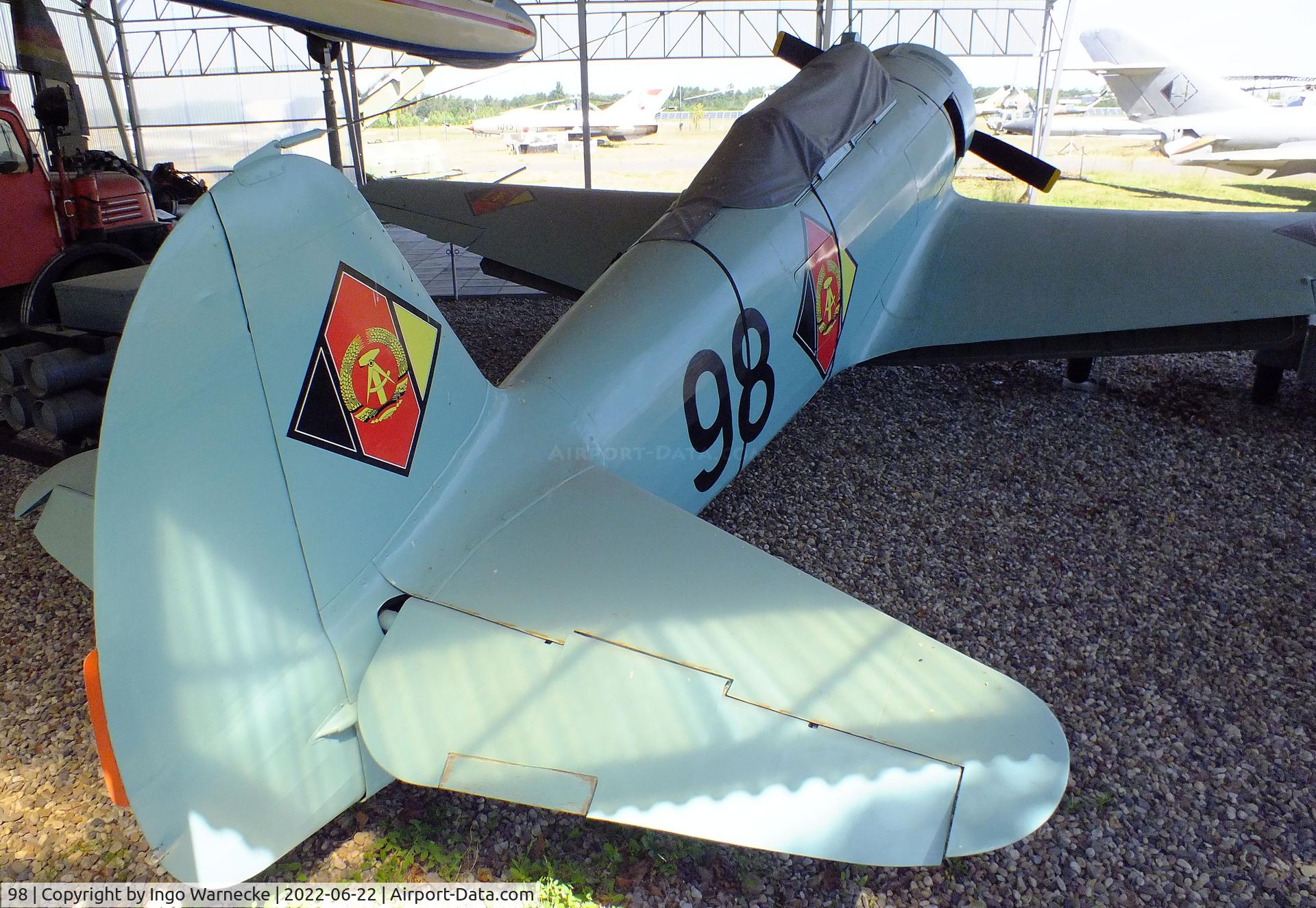 98, 1955 Let C-11 (Yak-11) C/N 68210, Let C-11 (Yak-11) MOOSE at the Flugplatzmuseum Cottbus (Cottbus airfield museum)