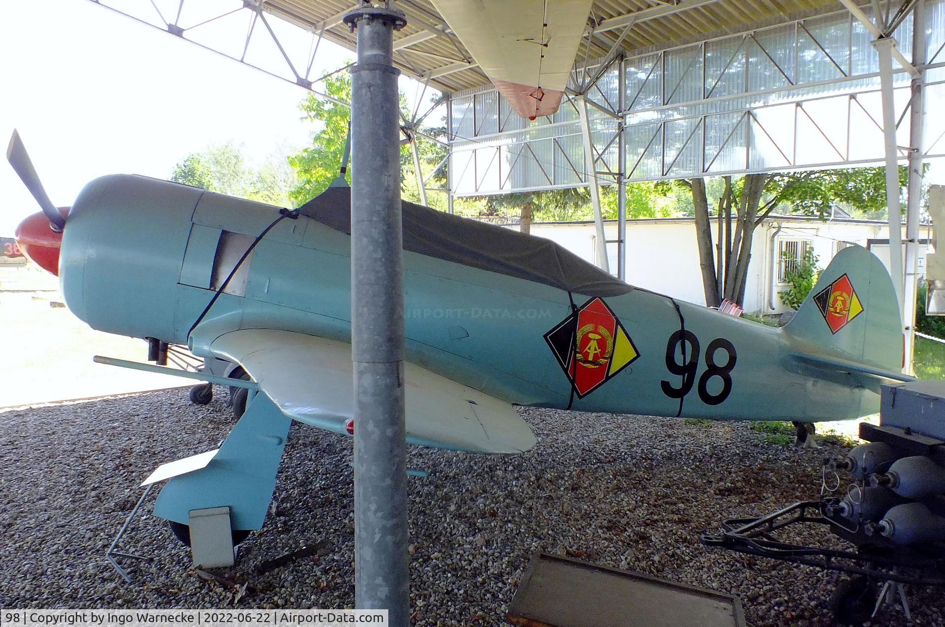 98, 1955 Let C-11 (Yak-11) C/N 68210, Let C-11 (Yak-11) MOOSE at the Flugplatzmuseum Cottbus (Cottbus airfield museum)
