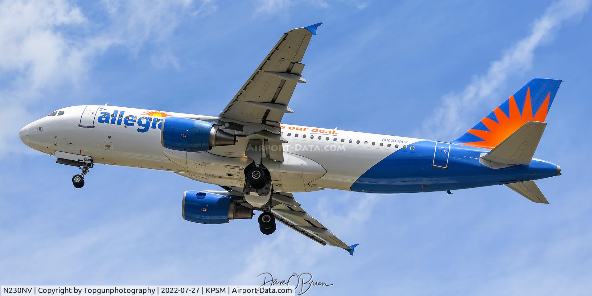 N230NV, 2000 Airbus A320-214 C/N 1372, Headed to Sanford FL