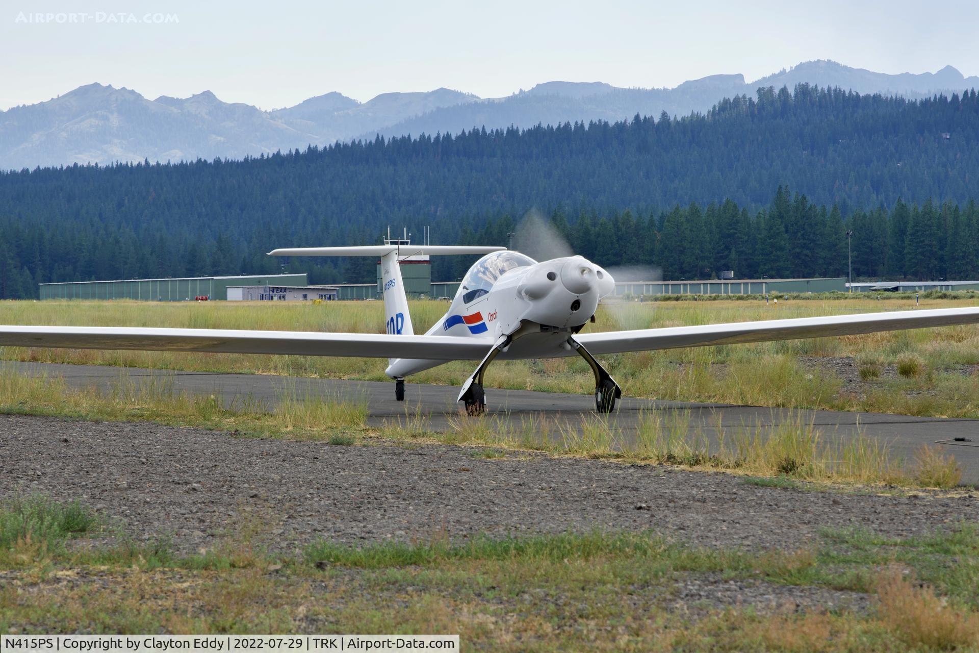 N415PS, 2004 AMS-Flight Carat A C/N CA013, Truckee airport in California 2022.
