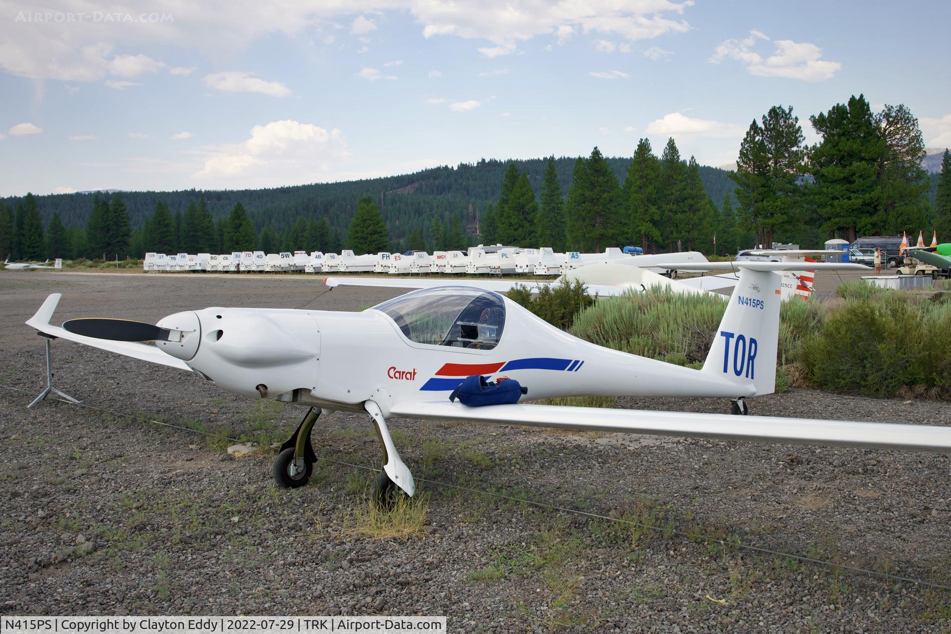 N415PS, 2004 AMS-Flight Carat A C/N CA013, Truckee airport in California 2022.