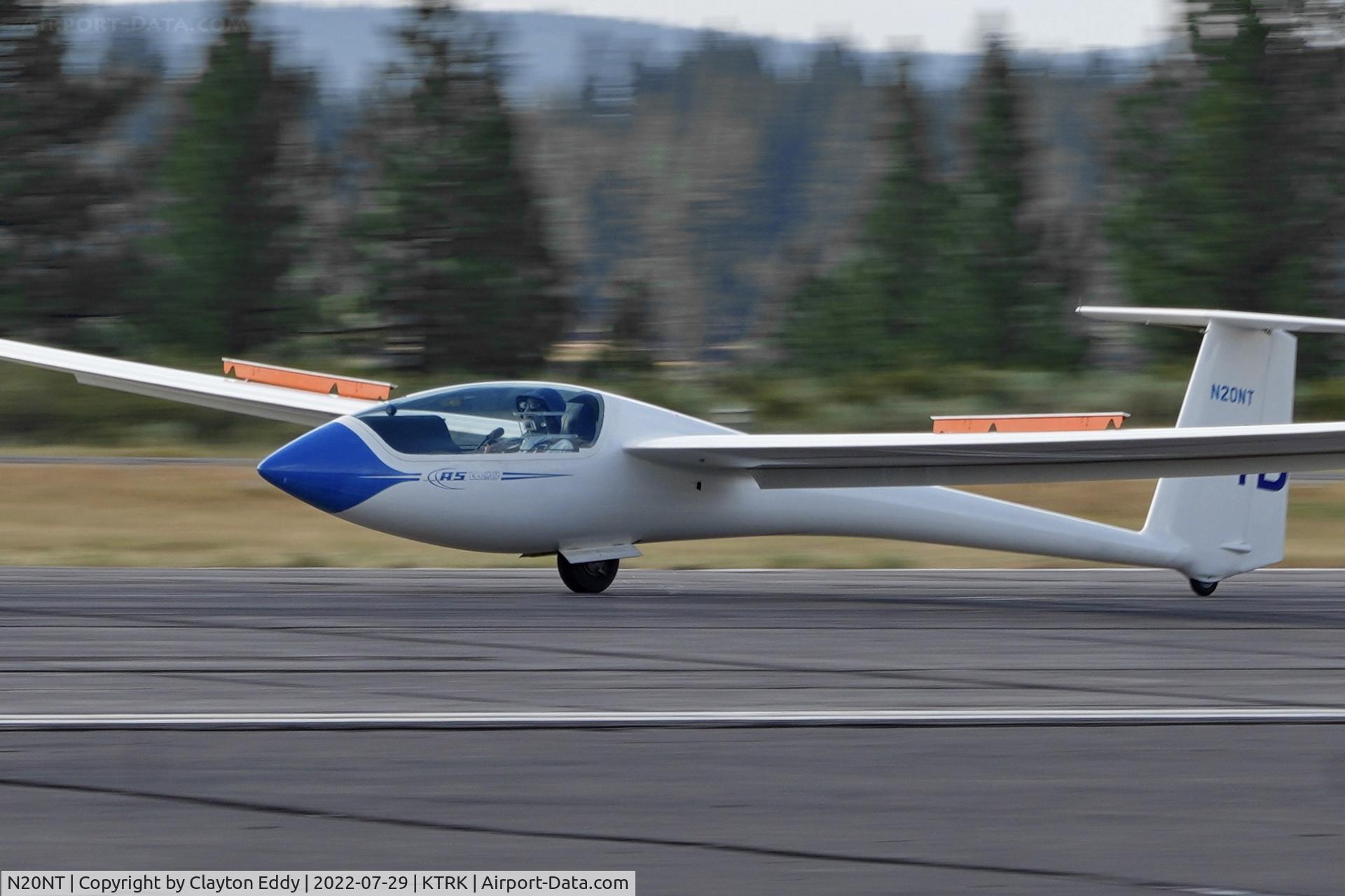 N20NT, 1979 Schleicher ASW-20 C/N 20275, Truckee airport in California 2022.
