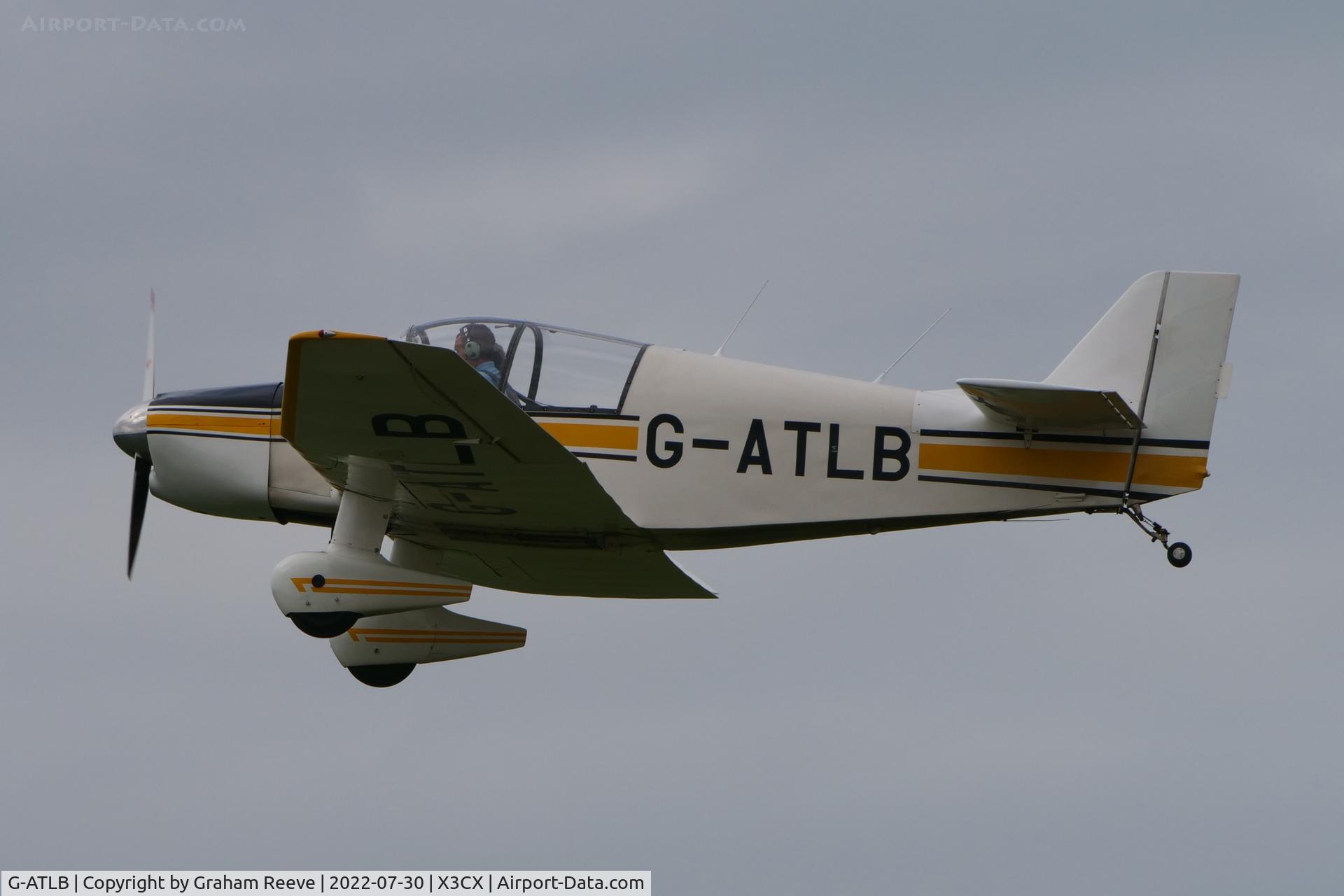 G-ATLB, 1959 Jodel DR-1050M Excellence C/N 78, Departing from Northrepps.