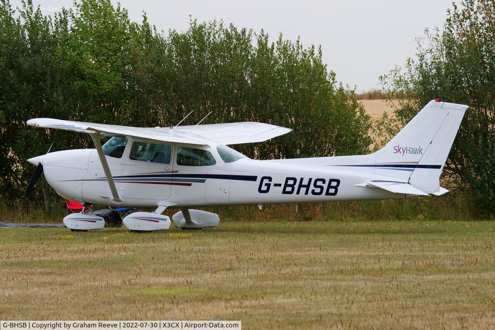 G-BHSB, 1980 Cessna 172N Skyhawk C/N 172-72977, Parked at Northrepps.
