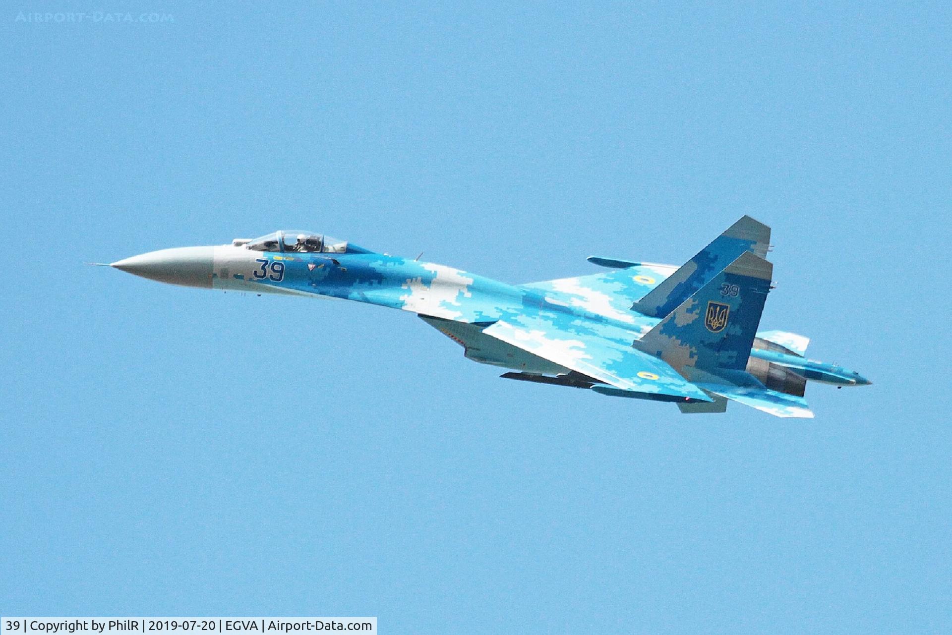 39, Sukhoi Su-15TM C/N 1209, Sukhoi Su-27P1M Flanker of the Ukraine Air Force at RIAT Fairford