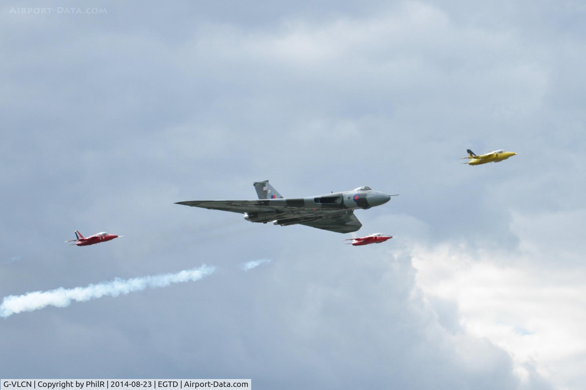 G-VLCN, 1960 Avro Vulcan B.2 C/N Set 12, XH558 1960 Avro Vulcan B2 & Folland Gnat T1s Wings & Wheels Dunsfold