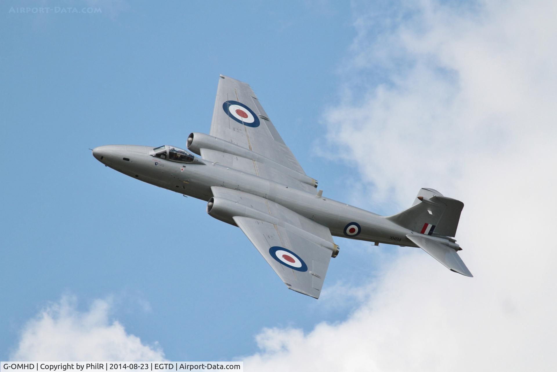 G-OMHD, 1959 English Electric Canberra PR.9 C/N SH1724, XH134 1959 EE Canberra PR9 Wings & Wheels Dunsfold