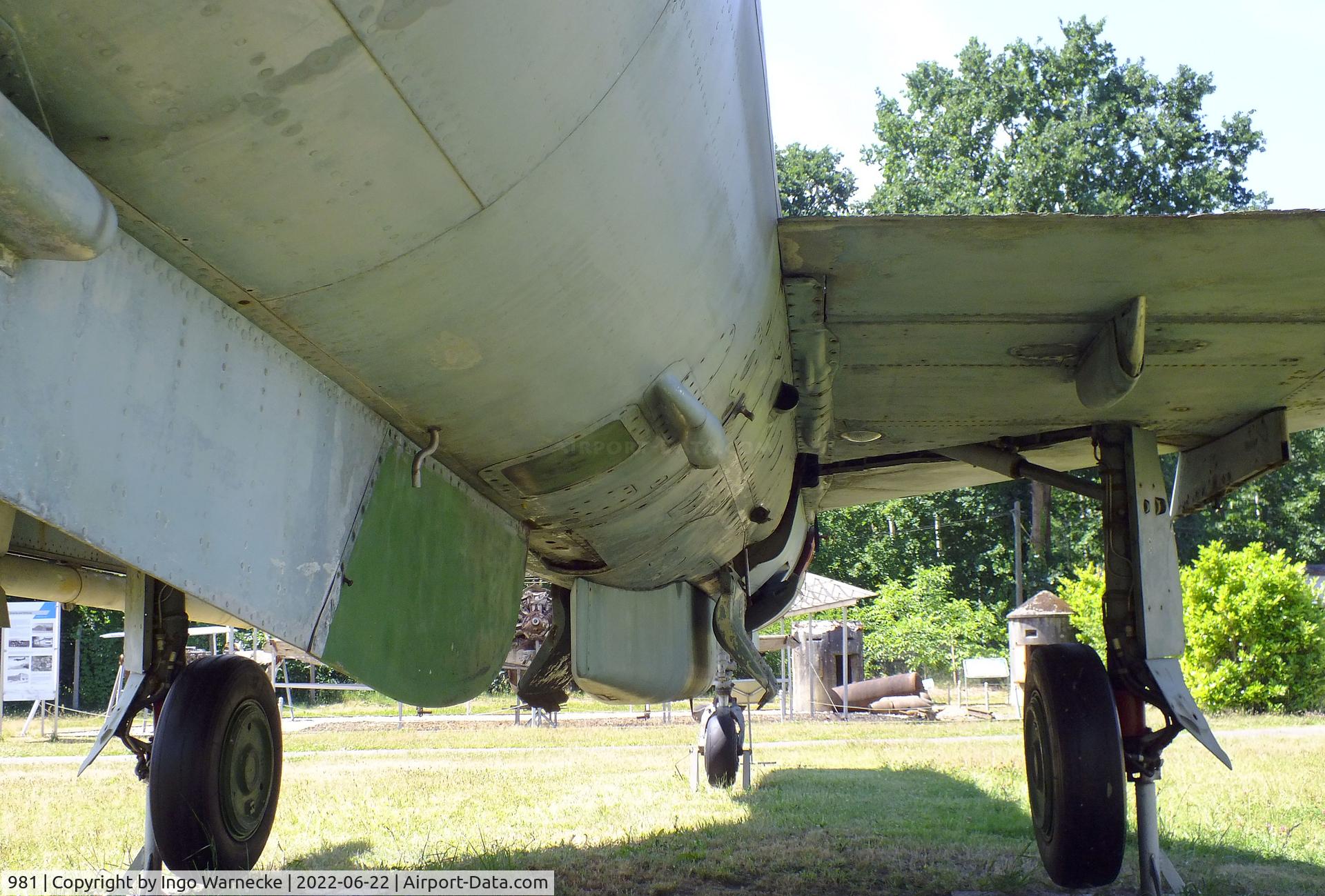 981, 1968 Mikoyan-Gurevich MIG-21SPS-K C/N 94A 6704, Mikoyan i Gurevich MiG-21SPS-K FISHBED-F at the Flugplatzmuseum Cottbus (Cottbus airfield museum)