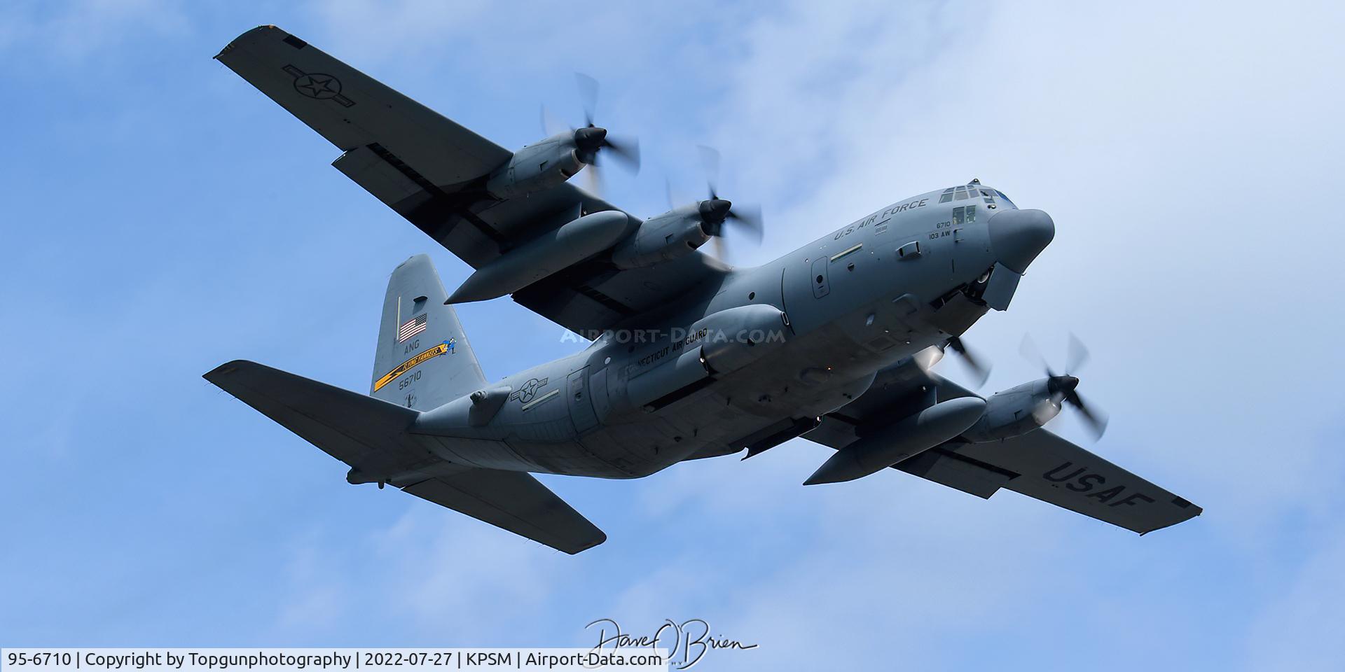 95-6710, 1995 Lockheed C-130H Hercules C/N 382-5418, YANKEE21 going missed approach