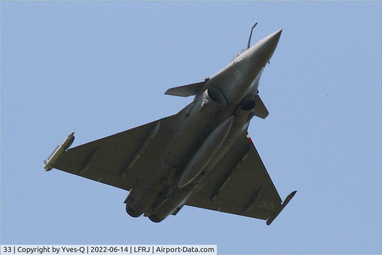 33, Dassault Rafale M C/N 33, Dassault Rafale M, Take off rwy 25, Landivisiau naval air base (LFRJ) Ocean Hit 22