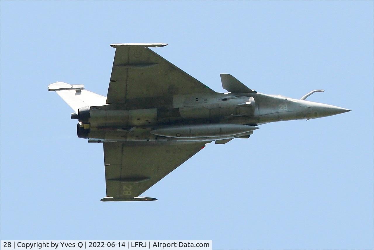 28, Dassault Rafale M C/N 28, Dassault Rafale M, Take off rwy 25, Landivisiau naval air base (LFRJ) Ocean Hit 22