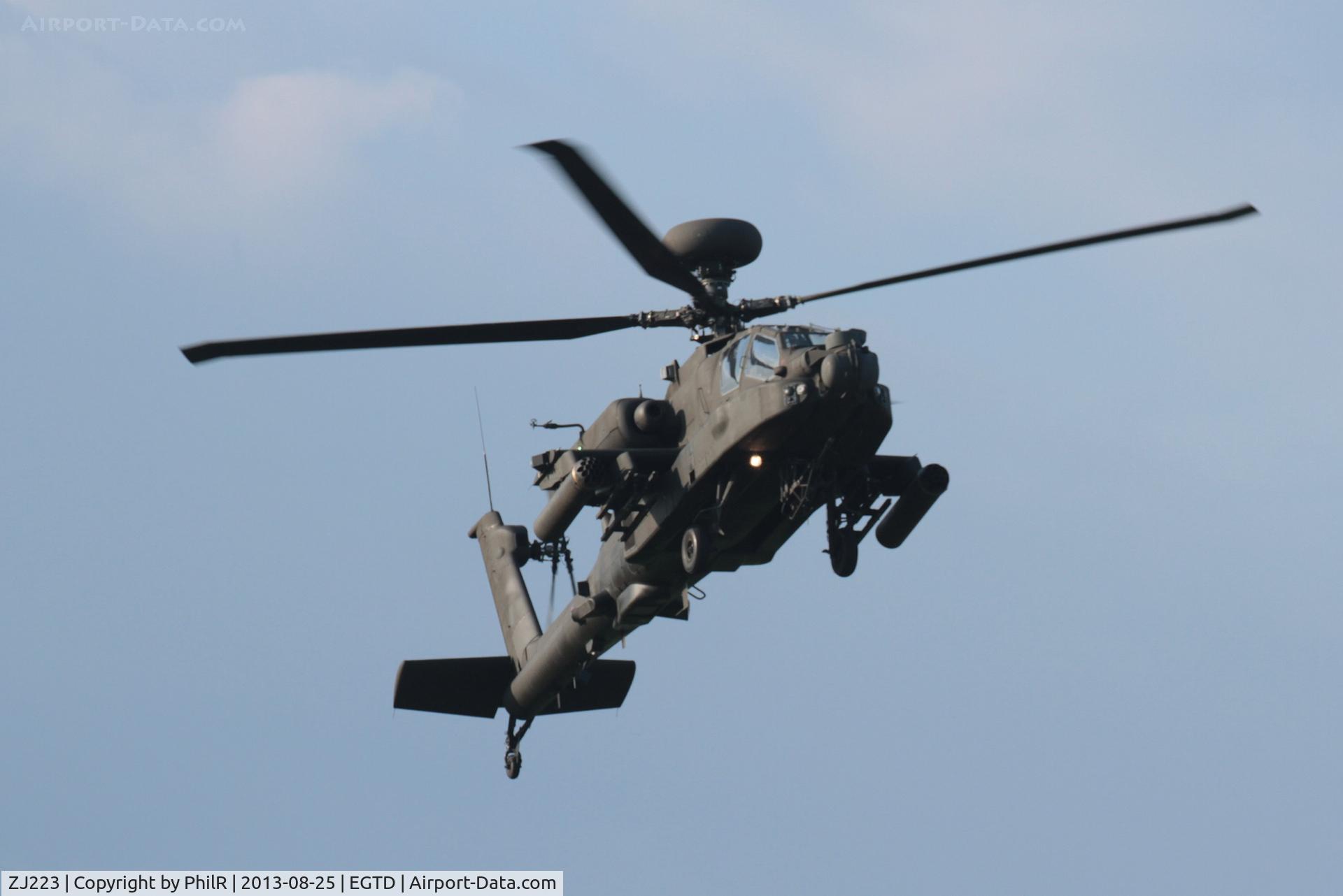 ZJ223, Westland Apache AH.1 C/N DU057/WAH057, Agusta Westland  AH-64D Apache Longbowof the AAC at Dunsfold