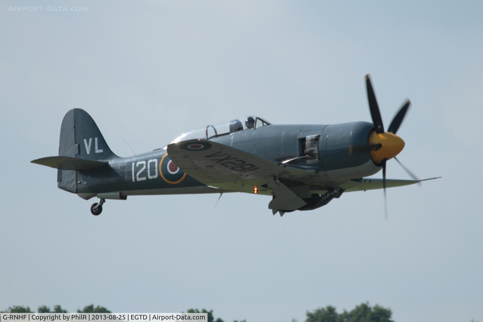 G-RNHF, 1949 Hawker Sea Fury T.20 C/N ES.3615, Hawker Sea Fury VX281 T20 Royal Navy Historic Flight at