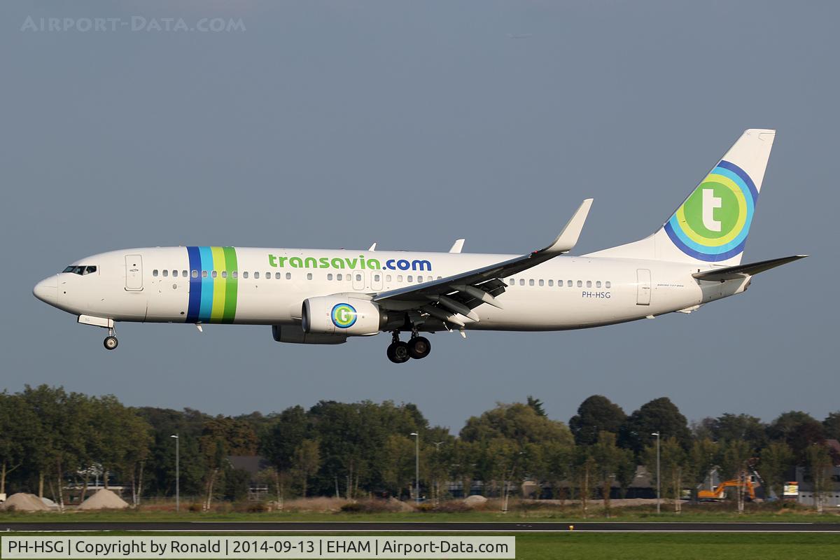 PH-HSG, 2012 Boeing 737-8K2 C/N 39262, at spl