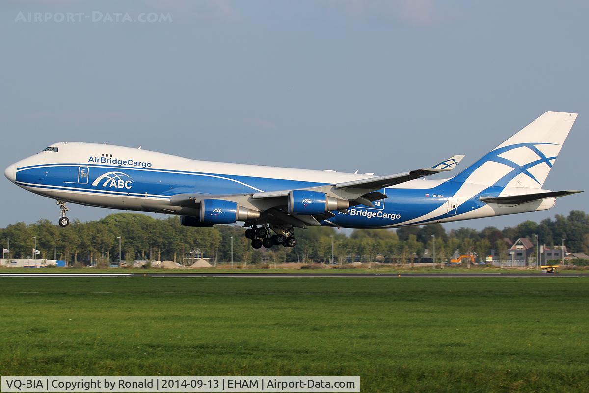 VQ-BIA, 2009 Boeing 747-4KZF (SCD) C/N 36785, at spl